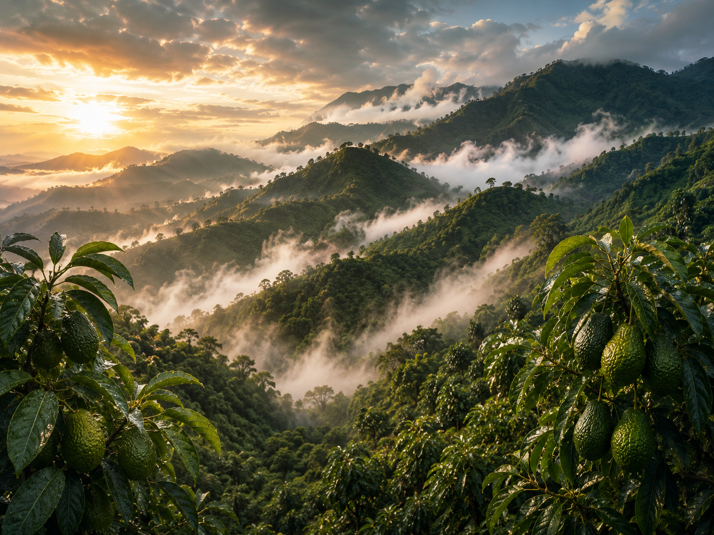 The family farm in the misty Palani Hills